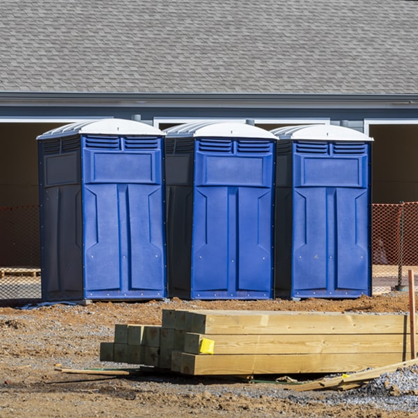 is there a specific order in which to place multiple porta potties in Florence OH